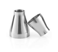 MQXFCZUX 1PC 45mm to 19mm OD 304 Stainless Steel Weld Concentric Reducer Pipe for Homewbrew MQXFCZUX