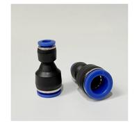 MQXFCZUX 1pc Fit Tube OD 16mm-14mm Straight Reducer One Touch Air Pneumatic Push in Pipe Fitting Quick Connector MQXFCZUX