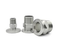 MQXFCZUX 1PC KF50 1" 304 Stainless Steel Quick Flange Fittings British 3/4 "~1" PT Thread MQXFCZUX
