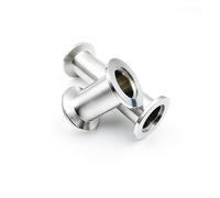 MQXFCZUX 1pc KF50 100mm Vacuum Straight Tube Tri Clamp 304 Grade Stainless Steel Suitable MQXFCZUX