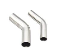 MQXFCZUX 1pc Outer Diameter 57mm 304 Stainless 45 Degree Elbow Lengthen Welding Pipe Fitting MQXFCZUX