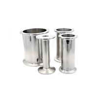 MQXFCZUX 1pc Pipe OD 25MM Ferrule OD 50.5MM 610mm Length Tri Clamp Style Equal Straight 304 Stainless Steel Pipe MQXFCZUX