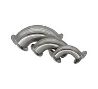 MQXFCZUX 1pc Pipe OD 57mm Ferrule OD 77.5mm 90 Degree Elbow Stainless Steel Fit 2.5" Tri Clamp Pipe Fitting MQXFCZUX