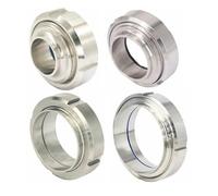 MQXFCZUX 1PC Welding O.D 38mm SMS Type 304 Stainless Steel Welding Socket Union Set Pipe Fitting MQXFCZUX