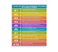 MQXFCZUX Academic Motivation Wall-Art Study Techniques Poster Guide for Student Bedroom Dorm Room Classroom or Homeschool 8 X 12 inch