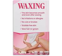 MQXFCZUX At Home Hair Removal Visual Guide Poster Canvas Painting Wall-Art Print Scandinavian Style Room Decor Unframed,12x18inch(30x45cm)