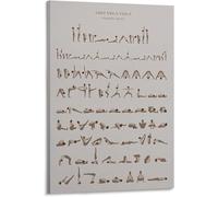 MQXFCZUX Beginner Yoga Poses Wall Art - Step-by-Step Practice Poster, Canvas Print for Home Gym, Living Room or Studio Decor Unframed,12x18inch(30x45cm)