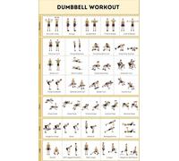 MQXFCZUX Bodyweight Exercise Poster, No-Equipment Home Workout Chart, Full Body Fitness Routine for Strength Training, Laminated Gym Wall Guide Framed,12x18inch(30x45cm)
