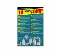 MQXFCZUX Manufacturing Poster GMP Guidelines and Principles Canvas Painting for Industrial Office Decor Unframed,08x12inch(20x30cm)
