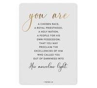 MQXFCZUX Primitive Metal Sign Once Were Not A People Scripture Quote Decor For Bathroom Laundry Room Mudroom Closet 8 X 12 inch