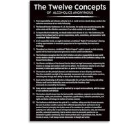 MQXFCZUX Step Concepts Poster Wisdom Courage Connection Wall-Art Canvas Print for Bedroom Quiet Corner Unframed,08x12inch(20x30cm)