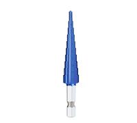 MQXFCZUX Step Cone Drill Straight Flute Stepped Drill Bit Hex Shank HSS Core Hole Cutter 3-13 4-12/20/22/32mm Metal Drill Bit(1pc 3-12) MQXFCZUX