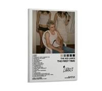 MQXJDXL The Kid Laroi Poster The First Time Music Album Cover Posters Aesthetic Canvas Poster Room Vintage Poster Wall Art Cover Decor for Living Room Bed Room 12x18inch(30x45cm) Frame-style