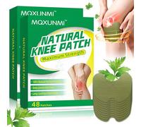 MQXUNMI 96Count Knee Pain Relief Patches, Maximum Strength Relieves Muscle Soreness, Deep Penetration Wormwood Herbal Knee Patches for Arthritis, Neck, Shoulder, Back
