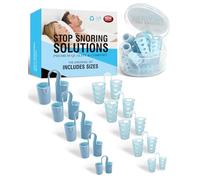 MQXUNMI Anti Snore Devices, 10 Pieces Soft Silicone Nose Holes with Different Sizes to Stop Snoring Effective Snoring Stopper Nose Dilator to Get a Peaceful Night's Sleep