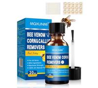 MQXUNMI Bee Venom Corn & Callus Removers, 20ml Maximum Strength Corn Remover for Toes, Liquid Wart Remover of Foot Fast-Acting for Adults Seniors Teens Athletes Runners Hikers Workers Men Women