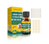 MQXUNMI Liquid for Corn removers, Wart Remover 20ML Corn Removers for feet Extra Strength, Fast Acting Foot Corn Remover, Corn Removal for Toes, Corn Pain Remover with 15PCS Cushions 10PCS Swabs