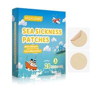 MQXUNMI Sea Sickness Patches, 28 PCS Cruise Patches for Sea Sickness, Travel Motion Patchs Non-Drowsy and No Side Effects, Long Lasting 72H for Fast Nausea Relief in Car, Ships, Cruise, Air Travel
