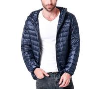 MQYXGS Mens Puffer Jacket Lightweight Hooded Jacket Coat Winter Men's Jacket with Pockets for Hiking Camping Travelling Mens Jackets Casual Stylish Padded Jackets for Men Hooded Quilted Coats