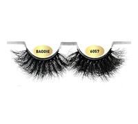MR 6D Baby Doll Lashes | 25mm Wispy | Malibu Classy Faux Mink Eyelashes - Baddie, Full & Thick, Dramatic Makeup & Cosmetic Lashes | Lightweight, Reusable, Natural Look, Voluminous & Long-Lasting- 6057
