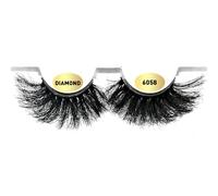 MR 6D Baby Doll Lashes | 25mm Wispy | Malibu Classy Faux Mink Eyelashes- Diamond, Full & Thick, Dramatic Makeup & Cosmetic Lashes | Lightweight, Reusable, Natural Look, Voluminous & Long-Lasting- 6058