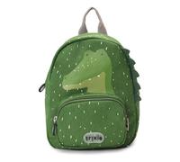 Trixie Animal Backpack for Children, Nursery Backpack, Children's Backpack, Padded Shoulder Straps with Chest Strap, Water-Repellent, 100% Recycled Cotton, Various Sizes (Mr Alligator, Large)