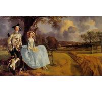 Mr And Mrs Andrews A4 Print