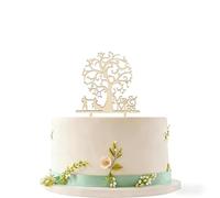 Mr and Mrs Bridal Shower Wedding Cake Topper in Wood Rustic Party Engagement Decoration