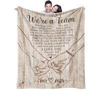 Mr and Mrs Gifts for Valentines Day, Wedding Gifts for Couples 2025 Throw Blanket 60" x 50", Anniversary Marriage Gift for Mr & Mrs, Married/Newlywed Couple Gift Ideas , Mr. and Mrs. Gifts for Couple