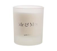 Amore Sandalwood Mr and Mrs Candle White