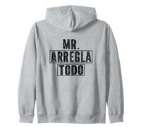 Mr Arregla Todo Handyman Dad Fathers Day Zip Hoodie