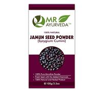 MR Ayurveda 100% Organic Jamun Seed Powder | Jamun Seed Powder for Hair | Jamun Seed Powder for Skin, 100 Grams