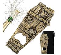 MR.BARWARE Skull Bottle Opener, Novelty Skull Gifts for Men, Dad, Women, Bronze Gothic Bar Accessory with Gift Bag, Quirky Beer Opener Gifts for Birthday, Fathers Day, Halloween, Christmas, BBQ