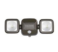 Mr. Beams MB3000 High Performance Wireless Battery Powered Motion Sensing Led Dual Head Security Spotlight, 500 Lumens, Brown