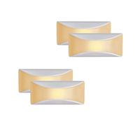 Mr Beams MB500A Amber LED Stair Light, White, 4-pack