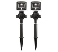 Mr. Beams MB572 Outdoor Wireless Battery-Powered 35 Lumens LED Path Light with Motion Sensor, 2-Pack, Dark Brown