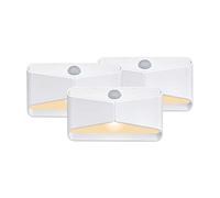 Mr Beams MB710A-WHT-03-00 Amber LED Night Light, White, 3 Each
