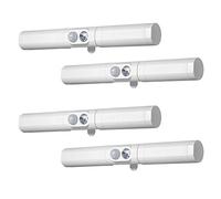 Mr. Beams MB970-WHT-04-01 Security MB970 Wireless Battery-Powered Indoor-Outdoor LED Slim Safety Light, White, 4 Pack