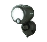Mr. Beams Wireless 200 lm Battery-Operated Outdoor Motion-Sensor-Activated LED Spotlight, Brown