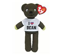 Ty - Beanie Babies - Mr Bean's Teddy in T-Shirt Beanie PlushFREE UK SHIPPING
