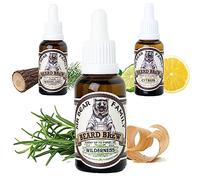 Mr Bear Family Natural Beard Oil for Men, Moisturising Beard Softener 30 ml | Jojoba and argan oils, lightweight beard moisturiser, skin hydration, easier styling, Wilderness scent with aromatic woods