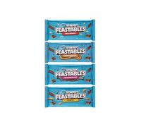 Mr Beast Feastable Chocolate Bar Mix Bundle - x1 Milk Chocolate, x1 Almond Milk Chocolate, x1 Milk Crunch, x1 Peanut Butter - 4 x 60g Bars