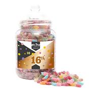 Mr Beez Sweets | 16th Birthday Gift | Fizzy Mix | Choice of Classic Retro Sweets Available | 24x14cm | 1700 Grams