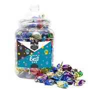Mr Beez Sweets | World's Best Dad Gift | Assorted Wrapped Toffees & Eclairs | Choice of Classic Retro Sweets Available | 24x14cm | 1000 Grams | Father's Day Gift