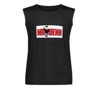 Mr Benn 1970'S Style Vintage Retro Sleeveless T-Shirt Man's Fashion Cotton Black Vest Tank Clothes XXL