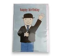 Mr Benn Happy Birthday Card Waving