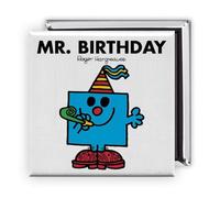 Mr. Birthday Magnet - 2x2 Inch Glossy Rectangular Fridge Magnet | Official Mr Men Gift | Proudly Made in the UK | Fun Home or Office Accessory with Branded Packaging