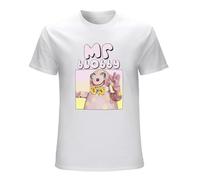 Mr Blobby T Shirt Costume Vintage Funny Homage 90S BBC Tv Noel Edmonds WhiteM White M