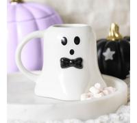 Mr Boo Ghost Mug With Bow Tie - 440Ml Halloween & Autumn Drinkware