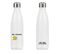 Mr. Bounce Stainless Steel Water Bottle - 500ml | 26cm x 7cm Reusable Drink Bottle | Official Mr Men Gift | Proudly Printed in The UK | Eco-Friendly & Durable Design